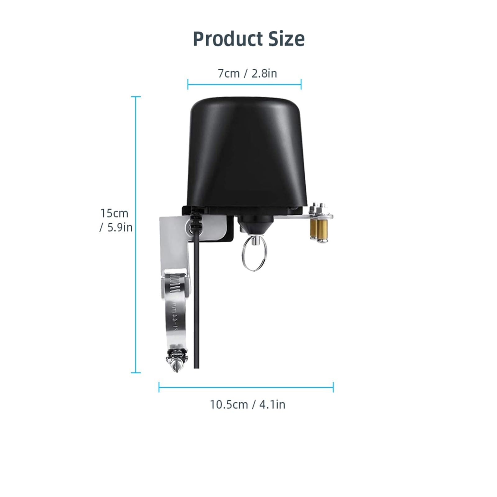 Inteligentny Zawór Wycieku Gazu Wodnego WŁ./WYŁ. Automatyczne Sterowanie Odliczający Czas OszczęDność Wody(K Plug,ZigBee Valve)