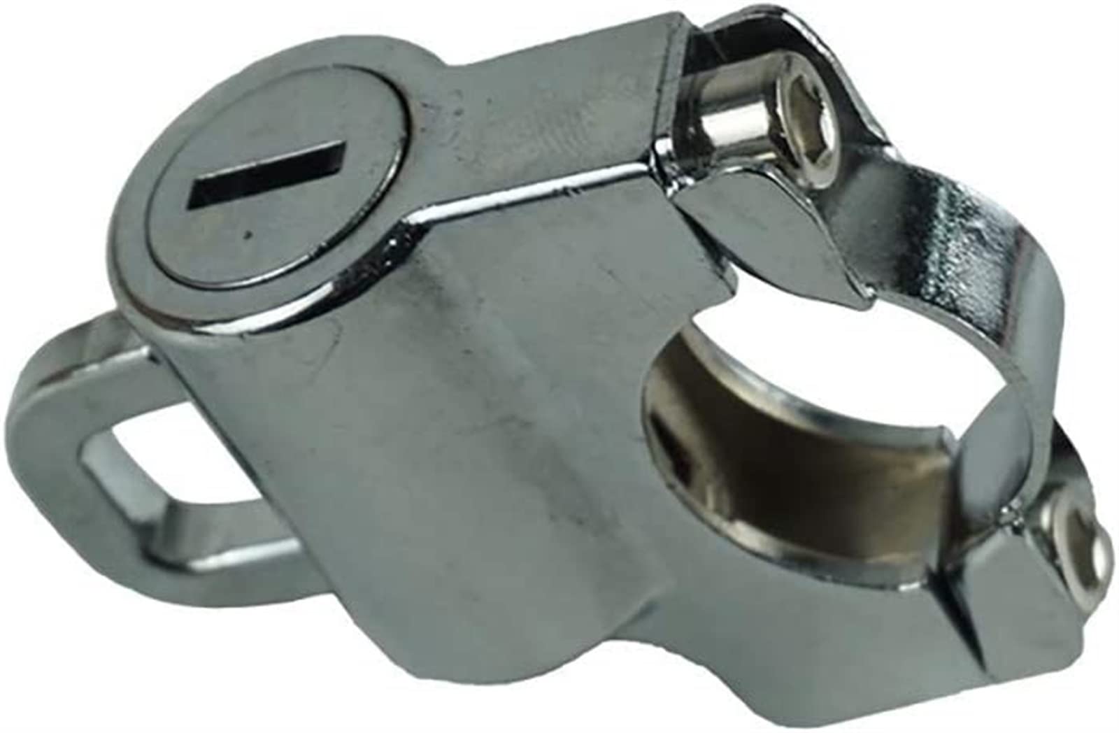 Manubri Accessori per Manubrio in Alluminio da 7/8 Pollici da 22 Mm Set di Chiavi per Gancio per Appendere Il Motociclo Universale per Casco da Moto Manubri per Moto (Color : Argento)