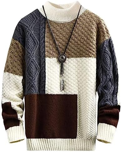 Amazon | [GUTHONG] セーター メンズ 冬服 ハーフタートルネック 長袖