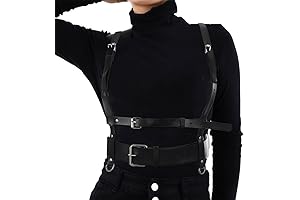 Punk Women Belt Top Gothic