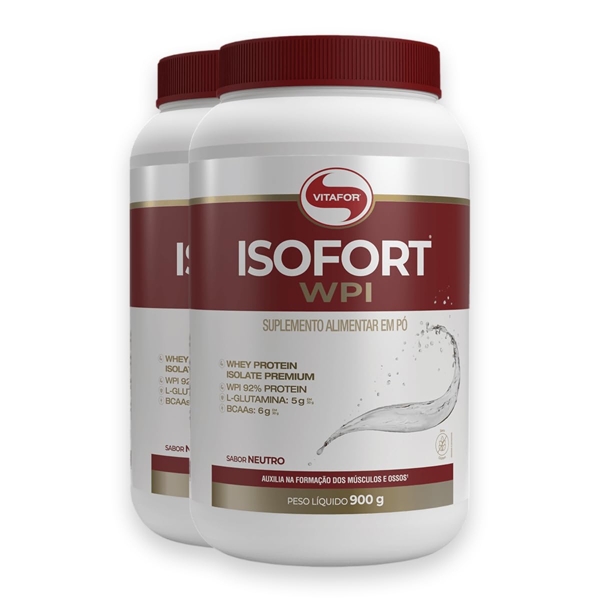 Kit 2 Isofort Vitafor Whey Protein 900g Neutro em promoção! Veja a oferta e mais achadinhos de Vitaminas & Suplementos 2 Hoje é o melhor dia para comprar Kit 2 Isofort Vitafor Whey Protein 900g Neutro com aquele preço maroto! Promoção! Aproveite a oferta! 2