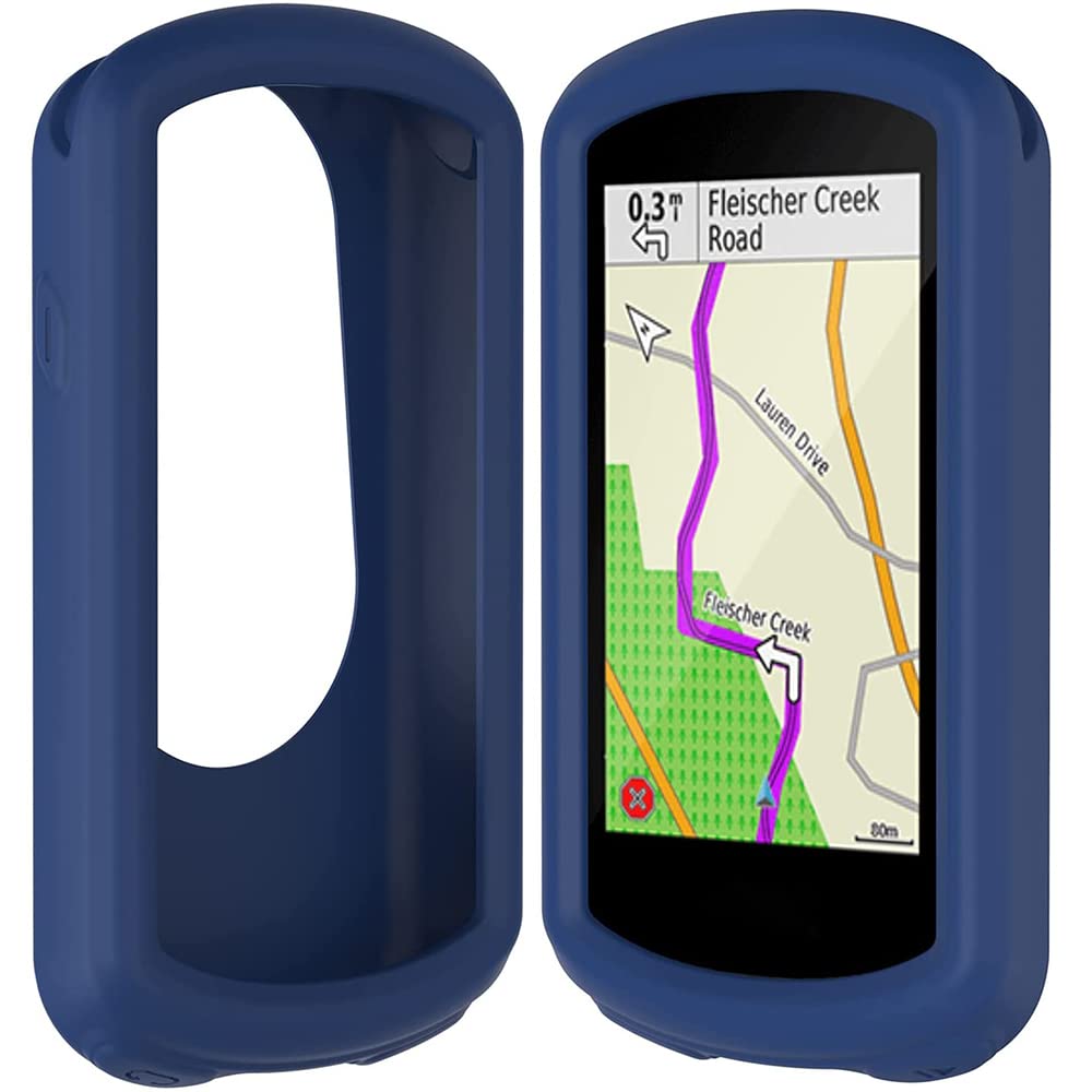 Custodia Protettiva In Silicone Per Garmin Edge 1030/1030 Plus – 2 Pezzi Blu – Antigraffio E Antiurto - 3