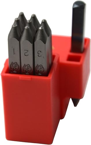 Miniatura 7 de Wokesi Kit de alfabeto de letras mayúsculas de 18" (3mm) de altura, de acero, para timbre a mano, presión, para molde, código, etiqueta, fabricación