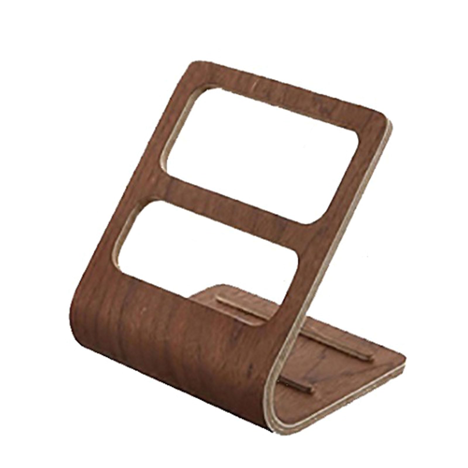 Xjdzineq Wooden Remote Control Stand Storage Rack Smooth Curved Edges and Lightweight Construction for Home Decors Remote Control Stand