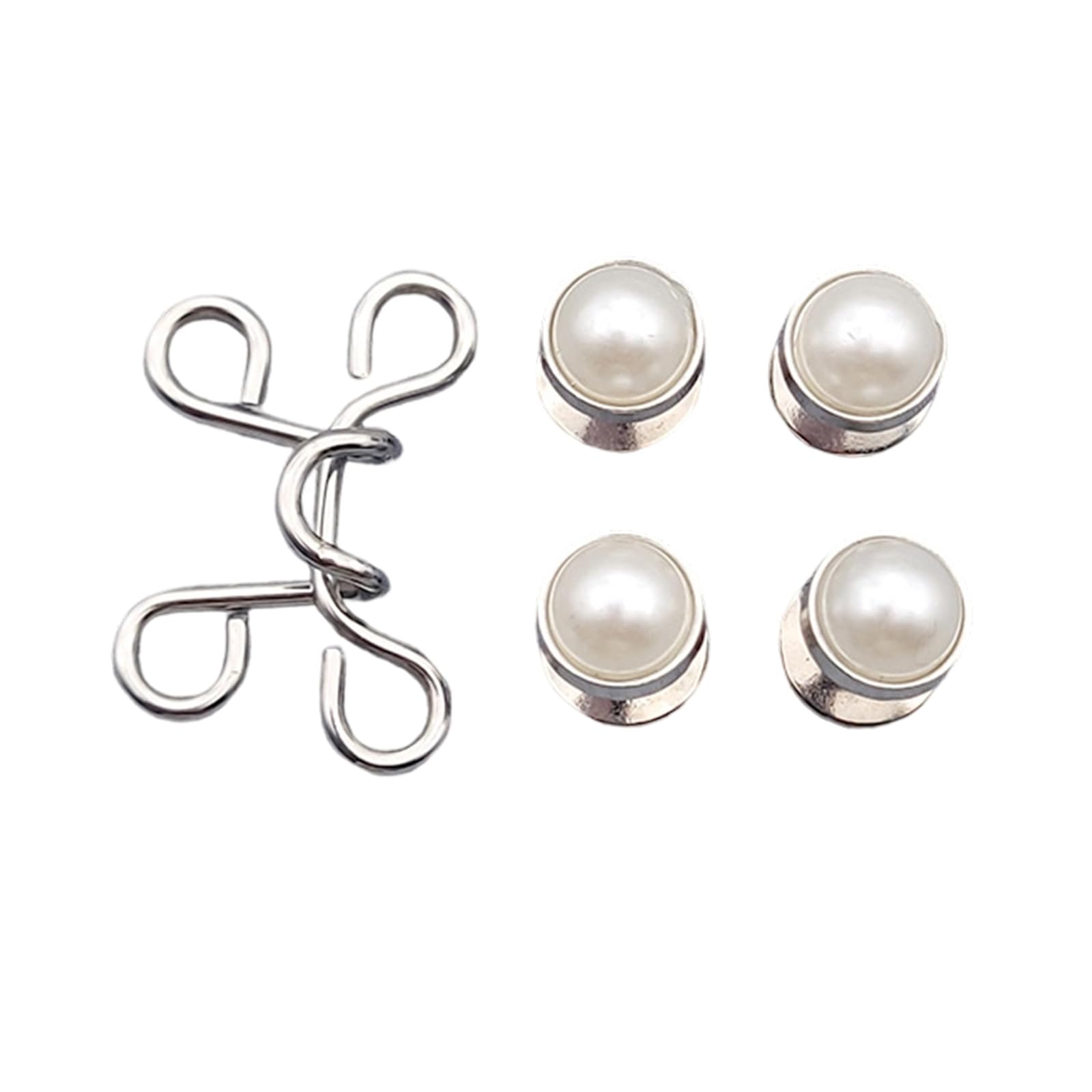 YPREWY Adjustable Pants Waist Tightener Jeans Button Pin Metal Buckles Detachable Clips Buckle Metal Pins Trousers Waist Buckle Fashion Pin Clips