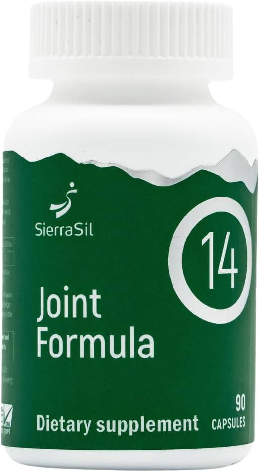 SierraSil® Joint Formula 14™ - Promotes Joint Health, Vegan, Non-GMO, Informed Sport Certified, and Sourced from The USA – 90 Capsules
