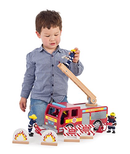 Tidlo Wooden Fire Engine