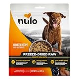 Nulo Freeze-Dried Raw Chicken Recipe with Blueberries Complete and Balanced Dry Dog Food Kibble, 8 Ounce Bag
