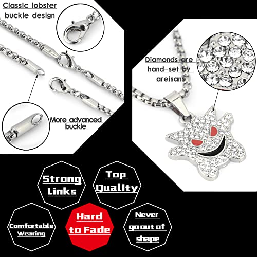 Idrupace 14K Gold Plated Necklaces For Women Girls，Pendant Silver Plated Chain Dainty Necklace For Women Mens Boys #TOP3