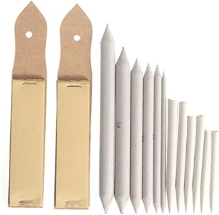 12Pcs Tocos De Mistura Misturando Estaca De Árvore Sombreamento Lápis Desenhando Toco De Mistura Desenho Toco De Papel Misturando Toco De Árvore Toco De Árvore Caneta E Mistura De COHEALI