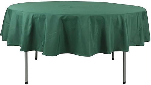 Miniatura 3 de Tableclothsfactory Mantel redondo de poliéster de 90 pulgadas para decoración de fiesta de boda, cocina, comedor, catering, cumpleaños