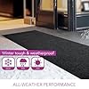iCustomRug Hallway Runner Rug – 3x12ft Black, Indoor/Outdoor, Non-Slip Rubber Backing, Low-Profile All-Weather Carpet, Non-Shedding & Easy Care, Entryway Mat Ideal for High Traffic Areas #5