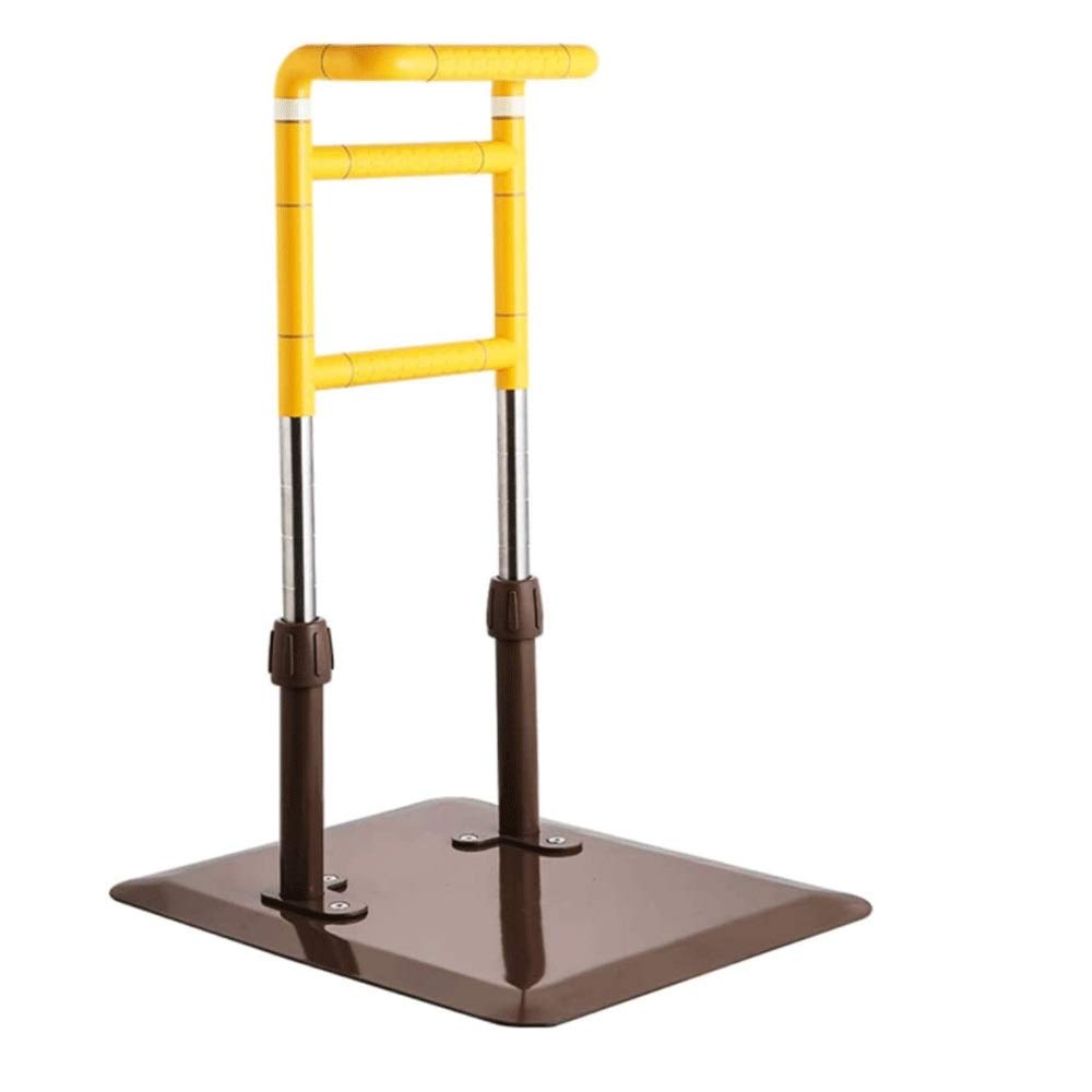 XIAODOU Stand Alone Toilet Rail，Bathroom Safety Assist Frame with Support Grab Bar Handles Railings for Elderly, Senior, Freestanding Commode Stability Handrails