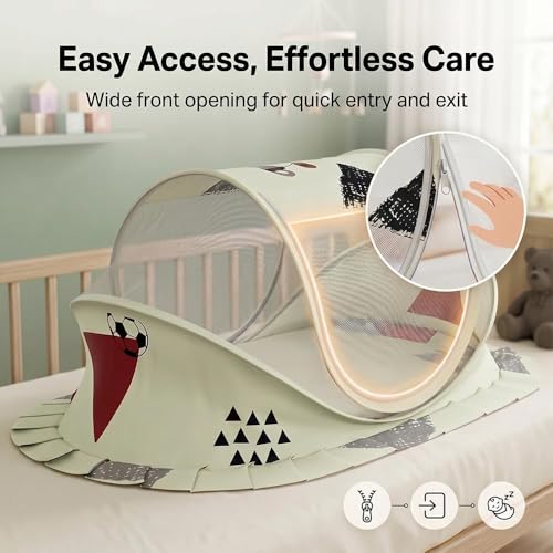 Image of StarAndDaisy Baby Mosquito net for Baby, Breathable mesh-Sleeping Nest for Baby's Peaceful Sleep, Baby Sleeping Pod.