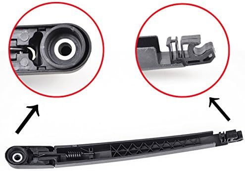 Miniatura 2 de Para Mazda CX-7 2007-2012 / Mazda CX-9 2007-2015 Brazo del limpiaparabrisas trasero con juego completo de cuchillas