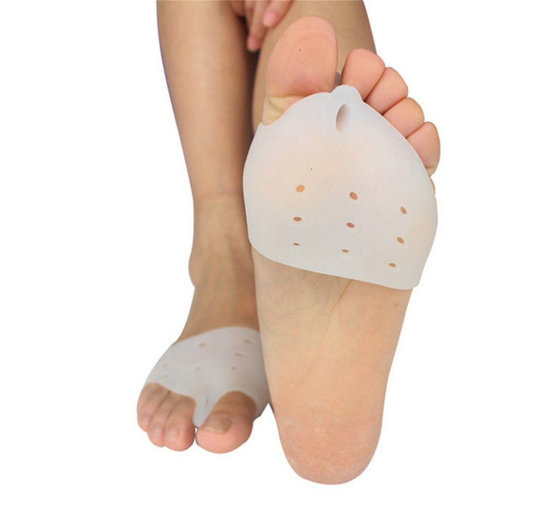 Toe Glow Bunion Corrector 2pcs Gel Bunion Pads Splint Protector Soft Silicone Ballet Pointe Shoe Toes Sleeve (3)