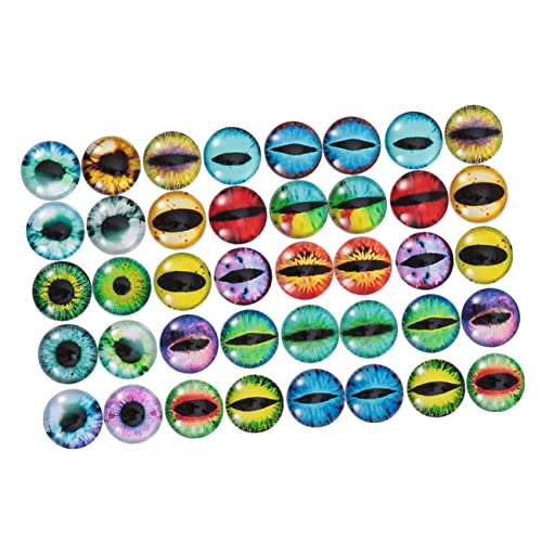 Accesorios de joyería de ojos para animales Lurrose, piezas de vidrio contra diseños aburridos