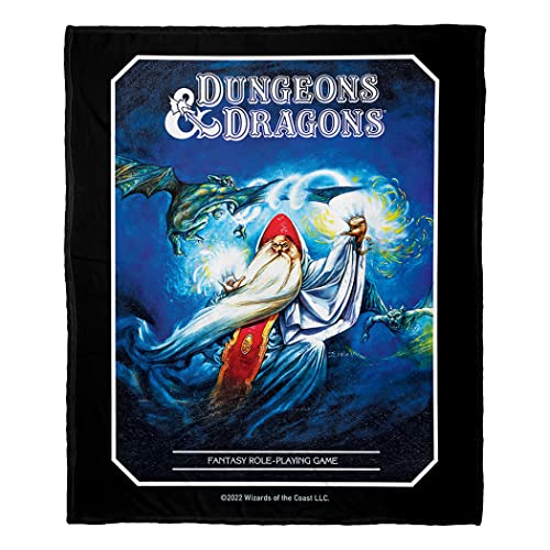 Northwest Dungeons & Dragons Silk Touch Throw Blanket 50 x 60 Wizards and Dragons