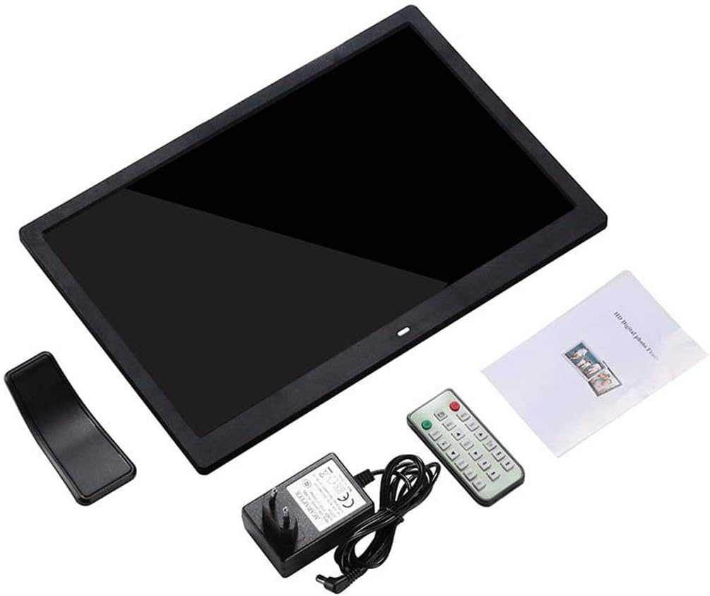 14-calowy Cyfrowy 1280x800 Wysokiej Rozdzielczości Elektroniczny Album Fotograficzny Naścienna Maszyna Reklamowa Wyświetlacz Zdjęcie Muzyka Wideo Odtwarzacz Kalendarz Budzik, White,Black, White