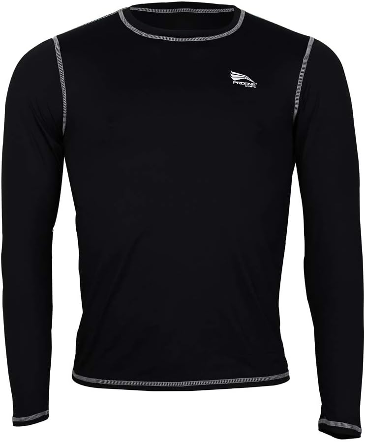 PROGNE SPORTS Proteção Solar Camiseta Termica para Atividades ao Ar Livre, Unissex