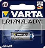 lady nada aura soma Varta LR1 / N / mit 12 mm Durchmesser x 30.2 mm Höhe, 1.5V und Alkaline Technologie für die Energie Leistung