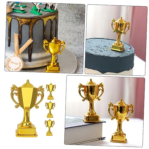 BESTOYARD 4 Pçs Brinquedos Mini Brinquedos Brinquedos Decoração De Decorações De Bolo Troféu De Beis