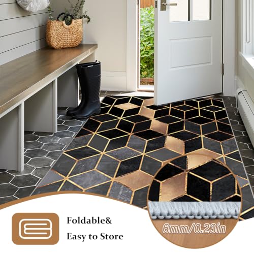 Alfombra corredor para entrada y dormitorio transitable de 80x150 cm 4