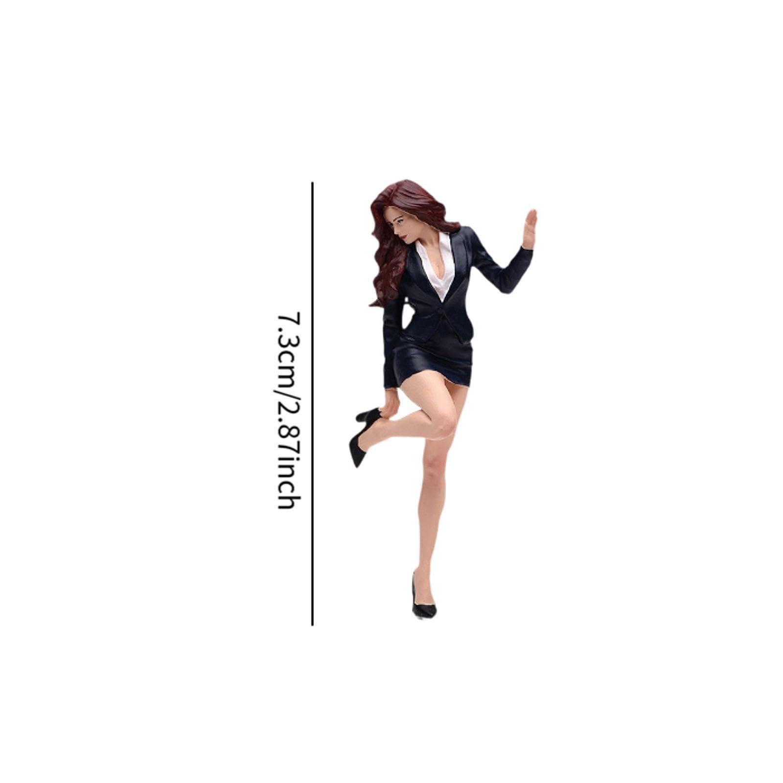 Miniatura Figura Modello Persone Figure Fai da Te Scena Decorazione Regalo Tavolo di Sabbia Ornamento Collezione Resina Figura da Collezione Venditore, Scala 1:24