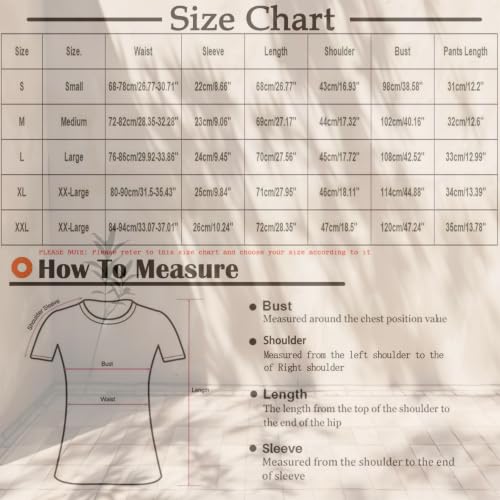 ZHIHAIHEN Halloween Pajamas Women 2 Piece Shorts 29# Multicolor Large - image 4