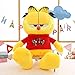 Cute Love Garfield pluszowa zabawka duża poduszka Garfield wypchane zwierzę lalki wystrój pokoju dla dzieci boże narodzenie prezenty urodzinowe czerwony 60cm