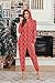 Ekouaer Christmas Onesie Fleece Long Sleeve Hooded One Piece Pajamas for Women Zipper Pjs with Pocket S-XXL