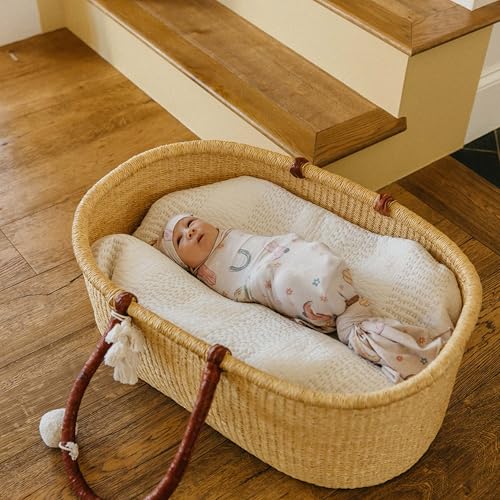Image of Copper Pearl Swaddle Blankets for Newborns | Soft Stretchy Receiving Blankets for Boys and Girls | Large 46 x 46 Inch Baby Blankets | Lightweight and Breathable Swaddles | Cheyenne