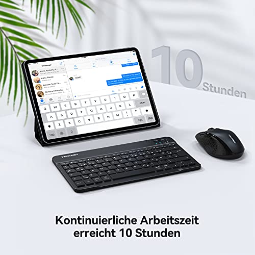 Tecknet Wiederaufladbare Bluetooth-Tastatur im Vergleich