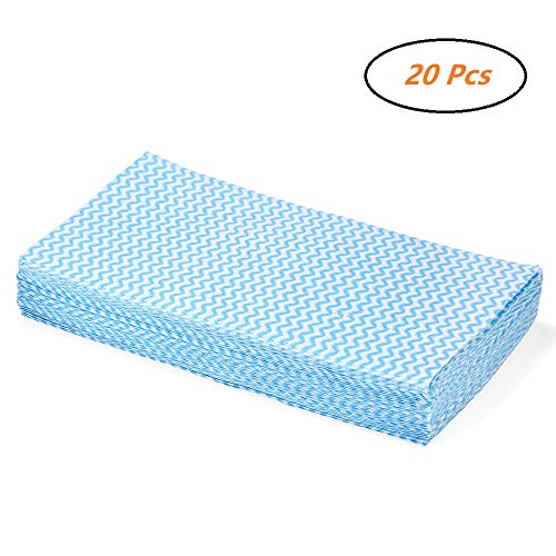 Preisvergleich Produktbild mewmewcat Küchenhandtücher Geschirrtücher Vliesstoff Sauberes Tuch Einweg Sauberes Tuch Vliesstoffe Scheuerschwamm Verdicken Reinigungstuch YiHuB (60 x 30 cm, 10 / 20 / 30 Stück, Optional)