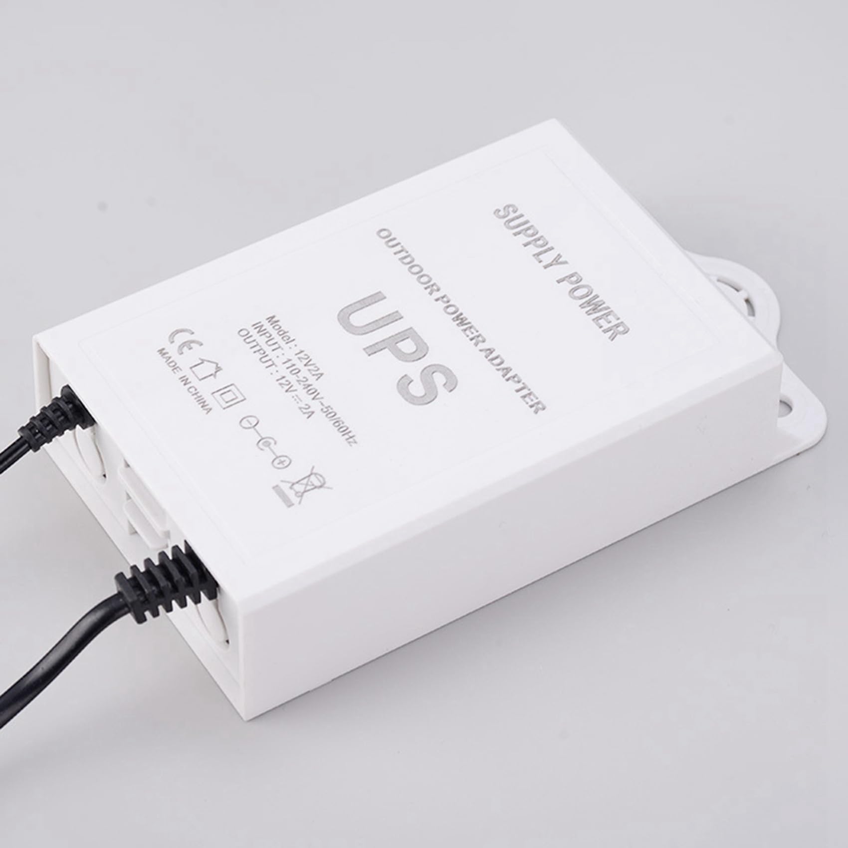 5X Gruppo di Continuità 12V-2A per WiFi, Router, Modem, Telecamera di Sicurezza Mini UPS Protezione di Backup per Batteria Spina UE
