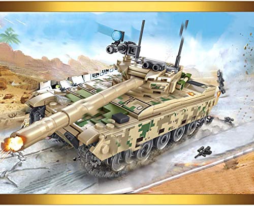 LAKIOMZ VT-4 Panzer Baustein Modell 432 Teile DIY Militär Waffe Pädagogisch Stem Steine Spielzeug Set für Erwachsene… – Bild 4
