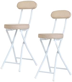 【ルンルン】持ち手付き折りたたみ椅子２脚セット ルンルン】持ち手付き折りたたみ椅子2脚セット ルンルン】持ち手付き