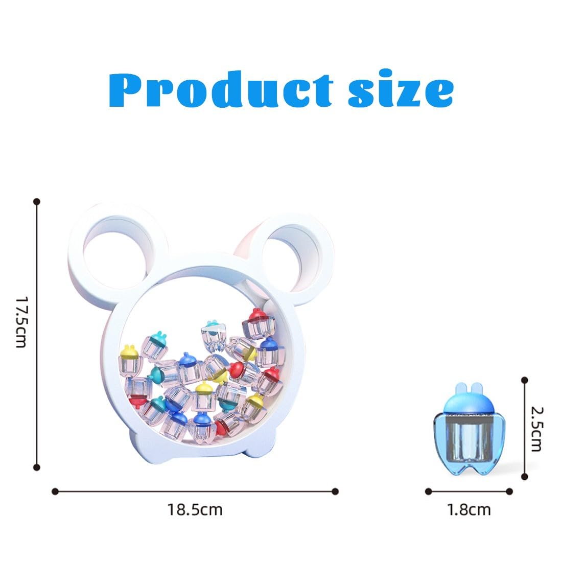 Boîte à Dents De Lait Fille Et Garçon - Boîte Souvenir Personnalisable Avec 20 Flacons Et Autocollants - Cadeau Baptême Et Moments De Croissance