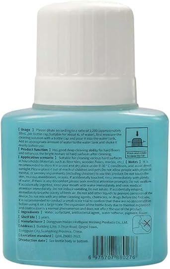 200ml Multi-Purpose Floor Cleaning Liquid. Compatible with Roborock Q75 Max//S70 Pro Ultra /A10 UltraE(5pcs)
