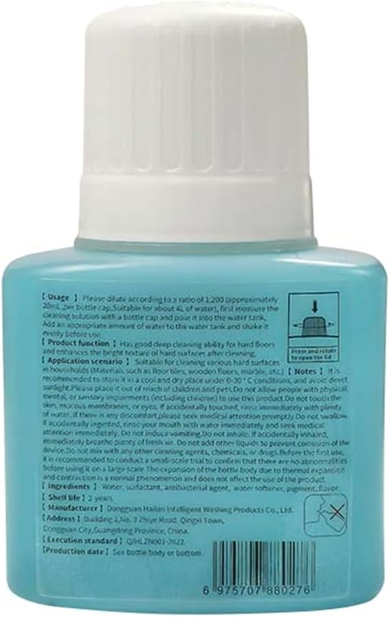 200ml Multi-Purpose Floor Cleaning Liquid. Compatible with Roborock Q75 Max//S70 Pro Ultra /A10 UltraE(5pcs)