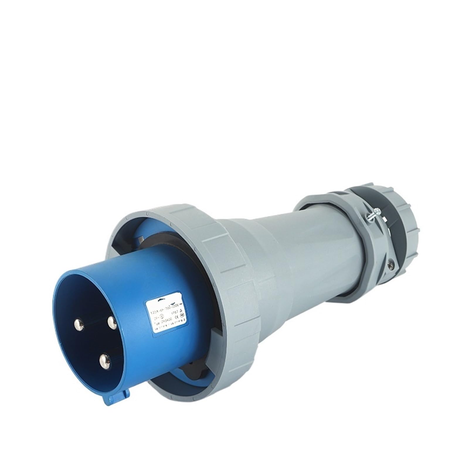 Enchufe industrial móvil 3P 125A IP67 de 220V para centros de datos