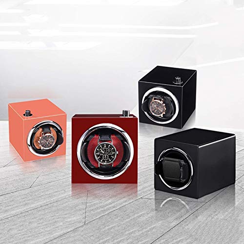 Relojes automáticos caja de devanado soporte mecánico gris con batería 5