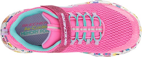 SKECHERS KIDS SKECHERS KIDS Womens Street Squad 81986L (Little Kid/Big Kid) Neon Pink/Multi 5 Big Kid M