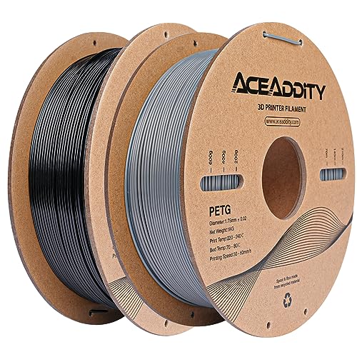 Aceaddity PETG Filament 1.75mm, Strong PETG 3D Printing Filament, Compatible with Most...