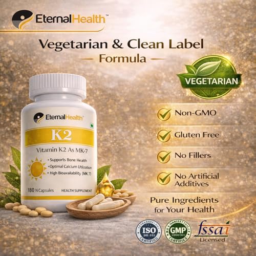 EternalHealth Vitamin K2 as MK-7 (180 Veg Capsules) — Vitamin K2 Supplements - image 7