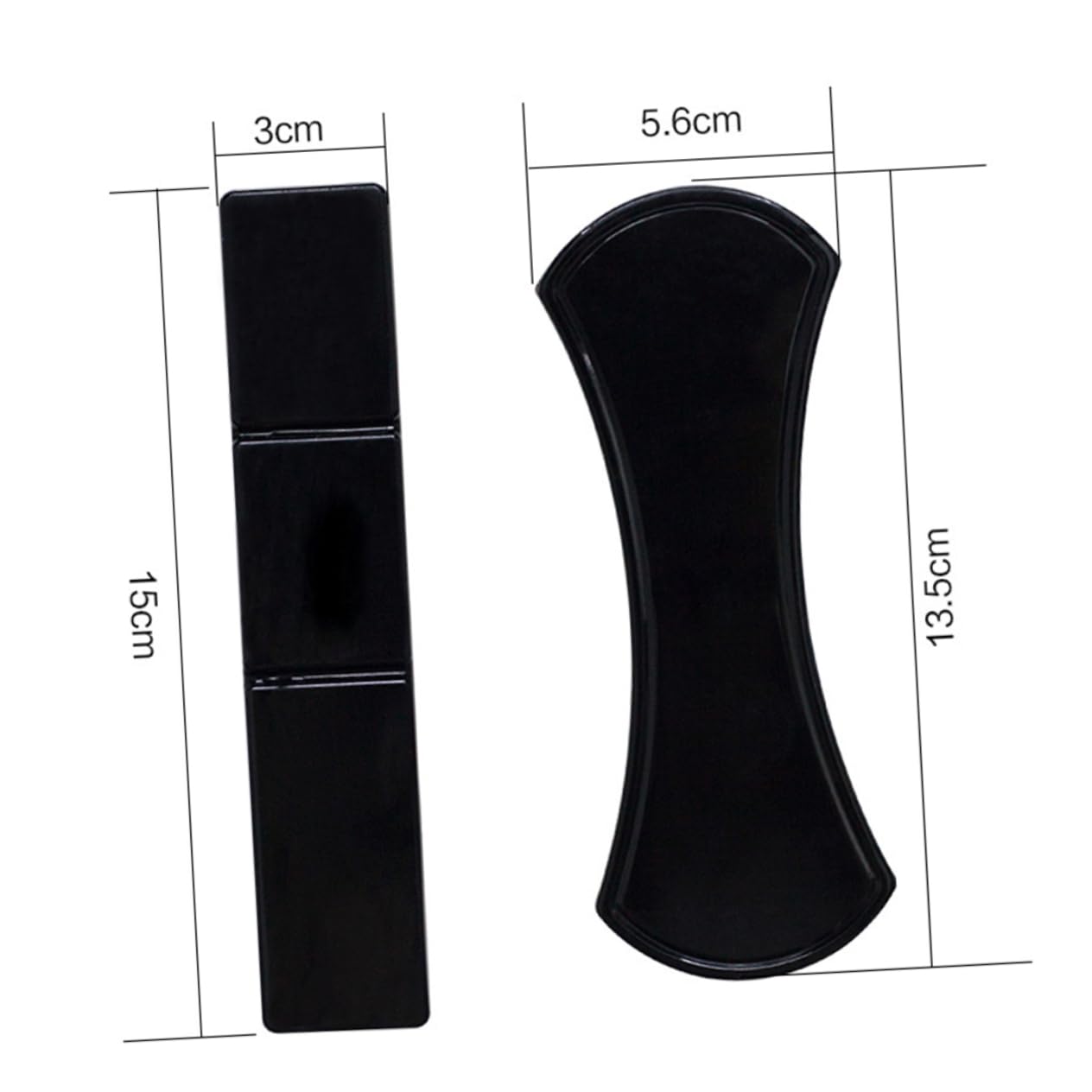 FELTECHELECTR Slip Mat Phone Holder Sticker Pad Mobile Phone Bracket Car Mobile Self Adhesive Stand 6 Pack Random Style