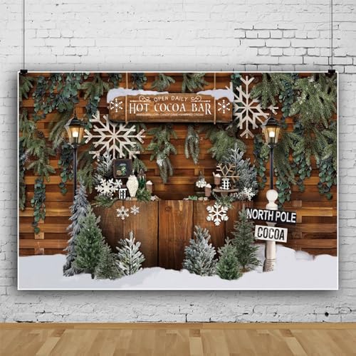 Toile de fond arbre de Noël grand format pour masquer un mur et réussir vos photos