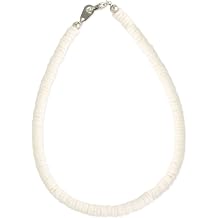 Hawaiian Heishi Puka Shell Surfer Anklet Lobster Clasp Closure