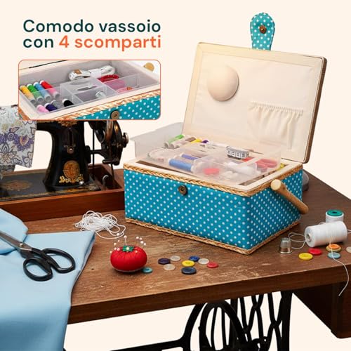Kit de couture de maison Wintem avec 76 accessoires pour réparations express - 3