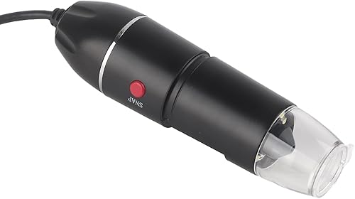 Miniatura 7 de Oumefar Microscopio digital LED 50X a 500X 2MP Lupa USB 8 LED Ampliación Endoscopio Cámara Lupa Cámara de vídeo PC con soporte (compatible con